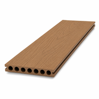 Tarima de Exterior WPC ST01CB 150x23mm, Tarima Hueca de Madera y Plástico Compuesto para Jardín, Balcón, Patio