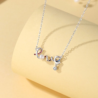 Collier Pendentif Coquillage Romantique en Argent Sterling 925 pour Femme, Bijou Tendance au Design Minimaliste, Idéal pour Anniversaire de Mariage - Vente en Gros