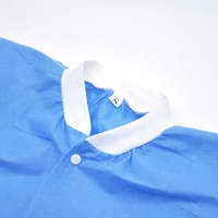 Blouse de laboratoire jetable, uniforme vétérinaire, robe de visiteur