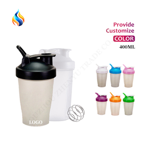 ZY 400ml thể thao cốc nước máy xay sinh tố Protein <span class=keywords><strong>Shaker</strong></span> chai phòng tập thể dục chai nhựa <span class=keywords><strong>Shaker</strong></span> chai - Product Image 1