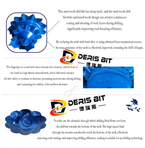 ดอกสว่านไตรโคนเหล็กขนาด 15 นิ้ว คุณภาพสูง ราคาดี สำหรับเจาะหินอ่อน - Product Image 6