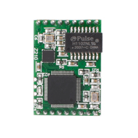 Module convertisseur Ethernet TTL/RS485 double port, passerelle Modbus TCP industrielle ultra-compacte pour IoT, prise en charge de la portée virtuelle COM ARM Cortex-M4