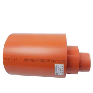 Orange pvc pipe plastic tube Buried PVC Plastic electric conduit PVC tube