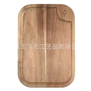Juego de Tablas de Cortar de Madera de Acacia, 3 Piezas, Rectangulares, Multifuncionales, para Cocina - Product Image 5