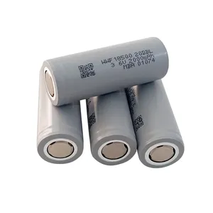 मध्यम दर निर्वहन विशेष सिलेंडर लिथियम आयन बैटरी 18500 के लिए 3.6v 2000mah कोशिकाओं ठंड मौसम