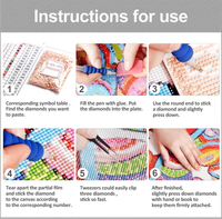 Peinture au diamant 5D DIY complète pour adultes et enfants, décoration de la maison ou cadeau, nouveau style, sac en toile à poils courts en gros