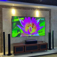 Écran de projection ALR CLR PET Crystal à cadre fixe 16:9 mural 72"-120" pour tous les projecteurs à ultra courte focale UST