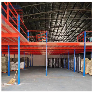 भारी शुल्क गोदाम भंडारण के लिए अनुकूलित स्टील मेजेनाइन फ्लोर रैक प्रणाली - Product Image 3