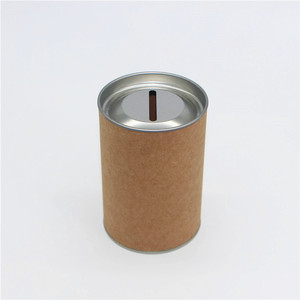 Pot <span class=keywords><strong>de</strong></span> monnaie en étain pour enfants, bon marché, usine personnalisée, <span class=keywords><strong>tirelire</strong></span> pour collection <span class=keywords><strong>de</strong></span> pièces <span class=keywords><strong>de</strong></span> monnaie, emballage <span class=keywords><strong>de</strong></span> tube en papier pour argent <span class=keywords><strong>de</strong></span> poche - Product Image 1