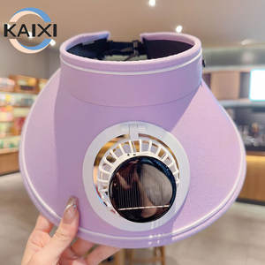 Gorra <span class=keywords><strong>con</strong></span> Visera y Ventilador de Velocidad Ajustable <span class=keywords><strong>con</strong></span> Carga <span class=keywords><strong>Solar</strong></span> y USB, Protección <span class=keywords><strong>Solar</strong></span>, <span class=keywords><strong>para</strong></span> Actividades al Aire Libre, <span class=keywords><strong>para</strong></span> Hombre y <span class=keywords><strong>Mujer</strong></span> - Product Image 4