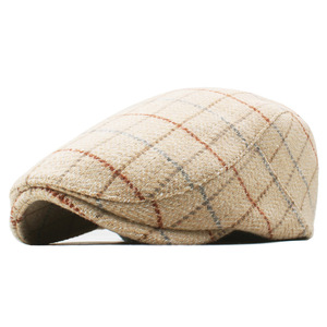 Người Đàn Ông Mùa Đông Ivy <span class=keywords><strong>Hat</strong></span> Bán Buôn Retro Dày Màu Sắc Ấm Áp Lưới Anh Beret Ivy <span class=keywords><strong>Hat</strong></span> - Product Image 2