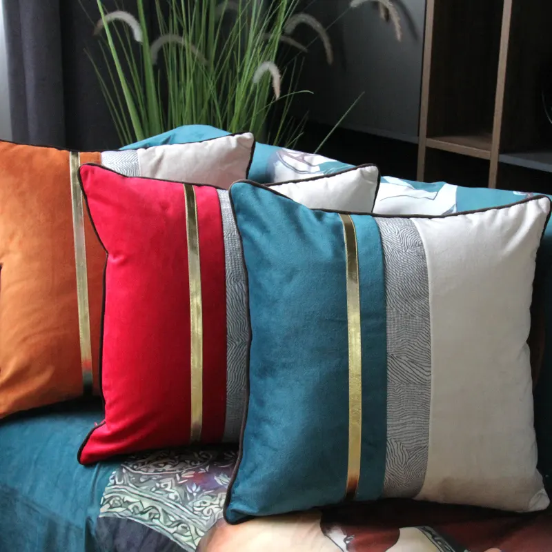 Wholesale European Style Precision High Quality Fabric Outdoor Waist Cushion Cover Home Sofa Decoration
