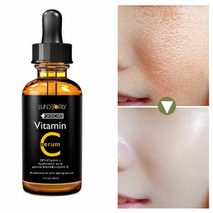 Suero de vitamina C con vitamina E, ácido hialurónico para hiperpigmentación de la piel Facial, suero Facial orgánico VC aclarante - Product Image 4