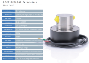Machine à café expresso de qualité alimentaire, haute pression 20 bars, faible débit, 70 W, micro-pompe à lait, pompe à engrenages magnétique - Product Image 2