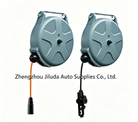 Enrouleur de tuyau d'air rétractable automatique JLD 10m/12m, fixation murale, enroulement automatique, tuyau en PU, ensemble boîte à outils pour garage et atelier