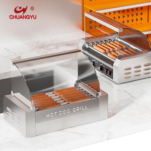 Máquina de cocina automática para perros calientes de salchichas de alta productividad Chuangyu 5/7/9/11 tubos actualizados al estándar nacional - Product Image 1