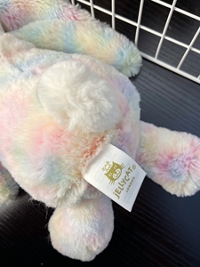 Peluche de Conejo Lazulia Estilo Jellycat de 31 cm, Dragón con Combinación de Colores Arcoíris Pastel, Juguete de Peluche Suave de Primera Calidad para Niños y Coleccionistas - Product Image 5