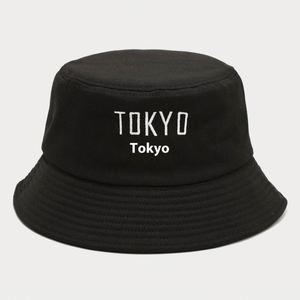 Summer Custom Embroidered Logo Fashion Black White Bucket <b>Hat</b> Fisherman <b>Hat</b> <b>for</b> Women Men Sunshade Wide Brim Bucket <b>Hat</b> - Product Image 6