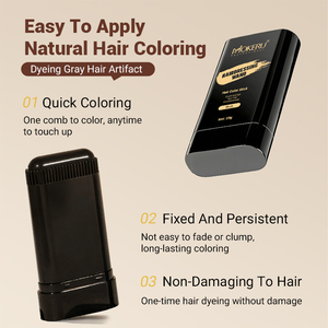 Tinte para el Cabello en Barra Mokeru, Cubre las Canas y el Cabello Blanco, Tinte Rápido Sin Amoníaco, Permanente, Color Verde Agua - Product Image 5