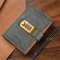 Carnet A7 de sécurité à serrure à code, épaissi et haut de gamme, le plus vendu et très populaire, idéal pour les cadeaux de rentrée scolaire