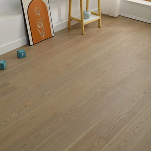 Presa di fabbrica pavimento in legno duro rovere bianco ingegnerizzato argento facile Click installazione per uso interno - Product Image 2