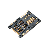 M619 soket pembaca kartu SIM 8P + Micro SD, Dudukan kartu Conn TF 2 dalam 1 murah untuk smart home EV penjualan laris di India Malaysia Vietnam