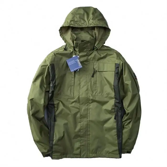 Custom lightweight hooded jacket waterproof windbreaker jacket coat for men