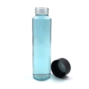 ขวดน้ำแก้ว <span class=keywords><strong>VOSS</strong></span> แบบใสขนาด250มล. 375มล. 500มล. 750มล. กำหนดเองพร้อมฝาพลาสติก - Product Image 2
