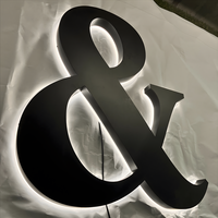 Enseigne personnalisée en lettres 3D rétroéclairées, enseigne en acrylique, enseigne commerciale, logo, signalétique extérieure, enseignes lumineuses à LED