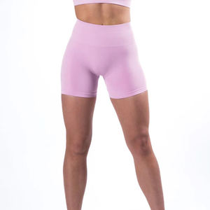 Short de yoga pour femme à taille haute <span class=keywords><strong>Tropa</strong></span> Deportiva Mujer sans couture à large ceinture à carreaux Vente en gros en stock - Product Image 2