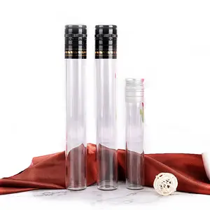 Shanghai linlangs100 ml-Tubo de botella de licor de vino, muestra de vidrio, 50ml, tapón de aluminio
