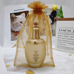 ถุงของขวัญใสพิมพ์โลโก้ตามสั่ง ถุงผ้าออร์แกนซ่าแบบมีเชือกผูก - Product Image 4