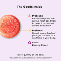 Gummies de haute qualité à marque privée SANS GLUTEN avec prébiotiques et probiotiques ET FIBRES pour soutenir la digestion
