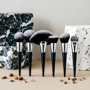 <span class=keywords><strong>DUcare</strong></span> - Juego de 32 <span class=keywords><strong>Brochas</strong></span> de Maquillaje Profesionales de Pelo Sintético de Primera Calidad con Mango de Madera, Brocha para Base, Colorete y Difuminado, Soporte para <span class=keywords><strong>Brochas</strong></span> - Product Image 4