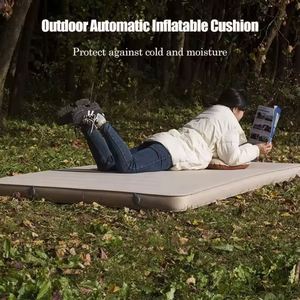 Cheese Self-Inflating Mat Outdoor Camping Tent Mattress Single Double Sleeping <b>Pad</b> - Product Image 4