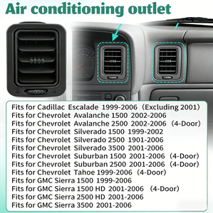 Ventilateur de climatisation de tableau de bord côté passager pour Chevrolet Avalanche Silverado 1999-2007, Tahoe, références 15176085, 15169325, 74937, 15169326, <span class=keywords><strong>KEDO</strong></span> - Product Image 6