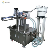 Machine de remplissage et de bouchage entièrement automatique pour sachets à bec verseur, système rotatif pour sachets de gelée, jus, détergent, boissons, avec écran tactile PLC