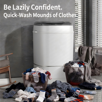 Mini-lave-linge portable électrique à chargement par le haut, corps en plastique, semi-automatique, pour usage domestique