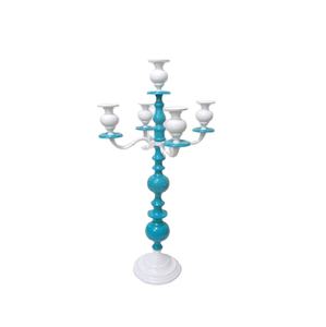 Candelabre en cristal fantaisie de qualité supérieure, noir, style classique, décoration de mariage, centre de table, candelabre pour la maison et le mariage - Product Image 4
