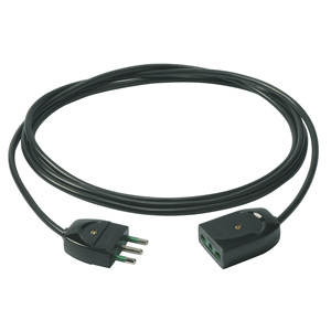 สายต่อพ่วงสีดำ 3G1 ยาว 3 เมตร สายไฟ 14 ฟุต สำหรับใช้งานภายในอาคาร - Product Image 1