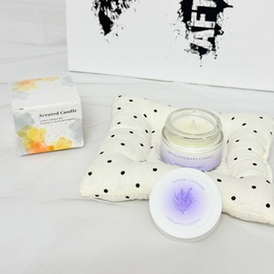 Bougies Pilier en Verre Artisanales Écologiques en Cire de Soja, Sans Fumée, Parfumées, Aromathérapie, Coffret Cadeau de Noël en Gros - Product Image 5