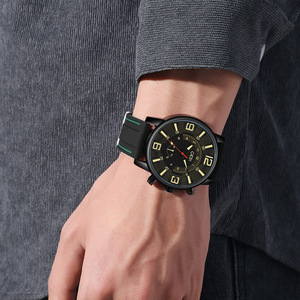 Reloj de Cuarzo de Silicona Impermeable de Alta Gama para Hombre con Esfera Grande - Product Image 6