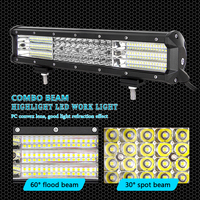 Nouvelle barre lumineuse LED super brillante à faisceau combiné de 4 à 23 pouces, étanche IP67, 12V 24V, tout-terrain, pour camions 4x4/SUV/ATV