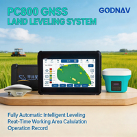 Nouveau modèle de système de nivellement de terrain agricole GNSS, fonctionnement par tous les temps, RTK, précision de 2 cm, niveleuse de terrain