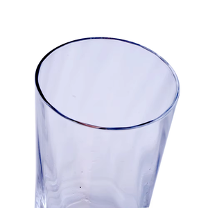 Bicchiere per Succo Personalizzabile 2026 con Stampo Fisso, Trasparente, Fatto a Mano, con Venature Incrociate e Perline - Product Image 3