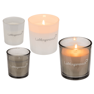 <b>Candle</b> in glass, Lieblingsmensch, - Product Image 1
