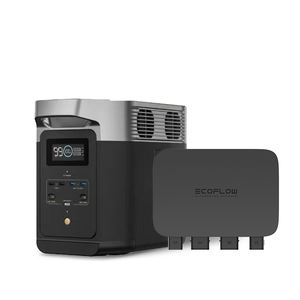 DELTA2 + 800W conduite charge rapide 1024Wh interface USB de charge rapide LI-polymère <span class=keywords><strong>1200W</strong></span> puissance de sortie avec prise matière plastique - Product Image 1