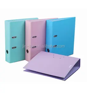 Personnalisation Papier coloré A4 Levier Arch File Fournitures de bureau Fichiers de stockage