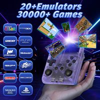 Console de jeu rétro R36S nouvelle génération, écran 3,5 pouces, système Linux open-source, console portable avec 128 Go de mémoire.
