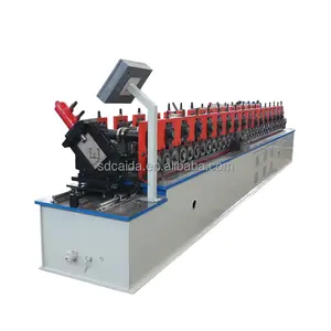 Machine de moulage de rouleau de fabrication de support de stockage en acier à étagères de système de rack vertical robuste